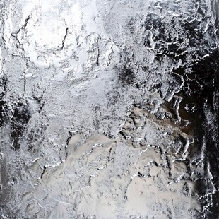 银色金属质感纹理背景图