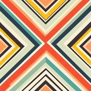 几何条纹多彩图案背景