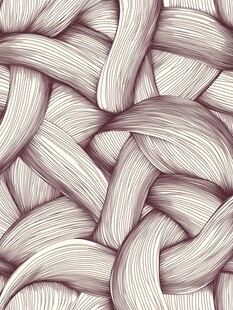 交织的发丝纹理图案