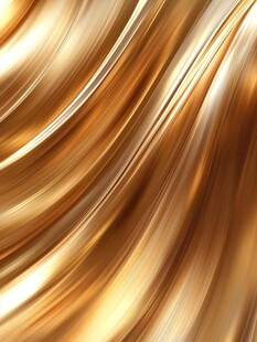 金色流动质感背景纹理