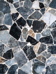 黑白碎拼大理石纹理图案