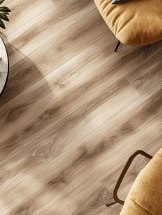 浅木纹地板搭配温馨家居