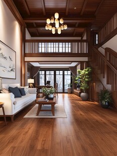 中式复式客厅优雅家居风