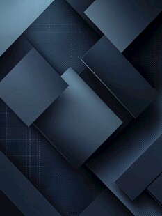 深蓝色几何方块拼接背景