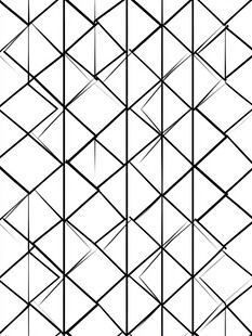 黑白几何线条网格图案