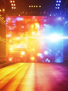 绚丽舞台灯光秀场景