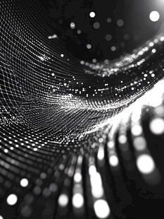 科技感黑白线条光影背景