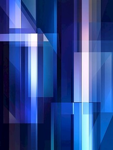蓝色几何线条抽象背景图