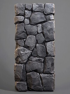 石砌墙面模型