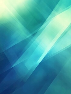 蓝绿渐变几何抽象背景图