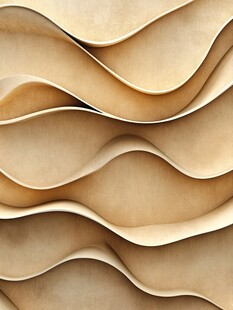 米色波浪纹理艺术背景