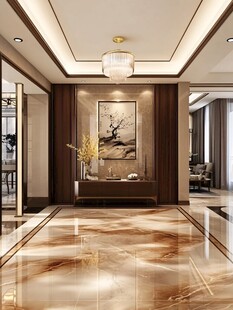 中式轻奢风玄关优雅空间