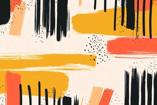 抽象笔触色彩艺术背景图