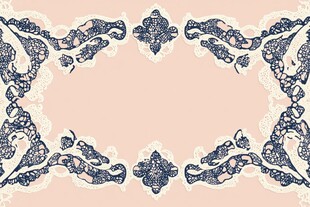 复古蕾丝花纹装饰图案