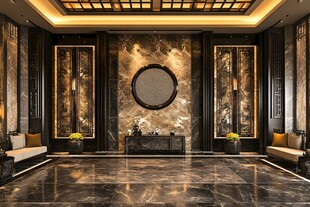 中式奢华大厅 尽显典雅风范