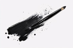 毛笔墨痕 艺术笔触之美