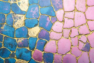 彩色碎瓷拼接纹理图案