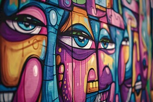 绚丽多彩的街头涂鸦艺术