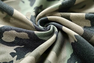 迷彩布料纹理特写