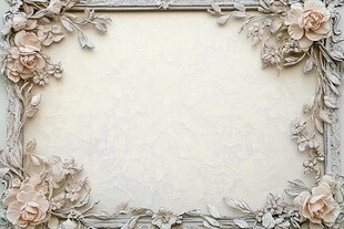 复古雕花相框背景图