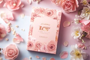 浪漫玫瑰主题LOV礼品盒