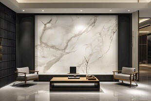 现代简约大理石纹理客厅
