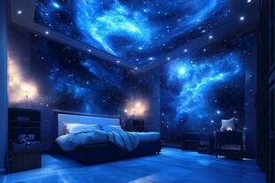 梦幻星空卧室设计