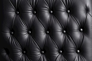 黑色皮革软包纹理特写