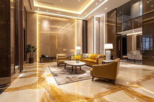 豪华现代风格的酒店大堂