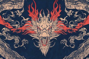 霸气龙图腾中式精美图案