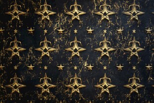 黑金五角星纹理背景图案