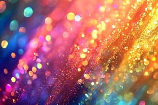 梦幻炫彩光斑背景图