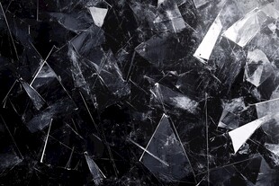 黑色碎玻璃纹理背景图