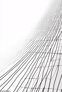 线条交织的抽象几何图案