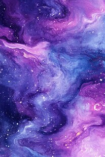 梦幻绚丽的宇宙星云图景