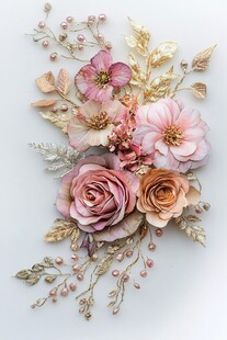 浪漫花卉装饰组合