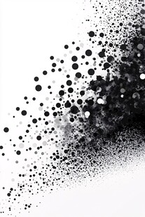 墨点飞溅背景图