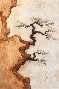 枯木逢春 独特艺术盆景之美