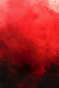 红色烟雾弥漫的梦幻场景