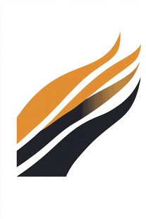 动感火焰抽象标志设计