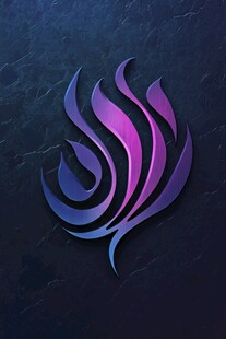 梦幻渐变火焰标志设计