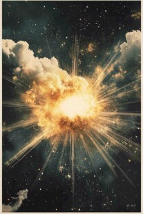 宇宙中的壮丽能量爆发