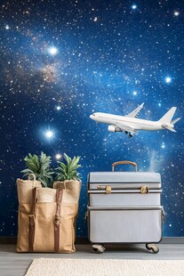 梦幻星空下的旅行准备