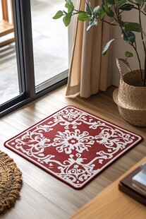 中式花纹地垫 家居小景