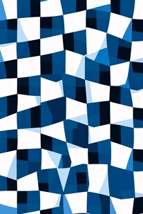 蓝白几何抽象图案纹理