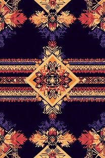 民族风几何图案无缝花纹