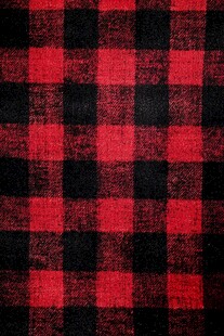 红黑格纹布料纹理图案