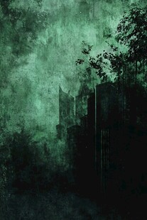 幽绿迷雾中的神秘城堡