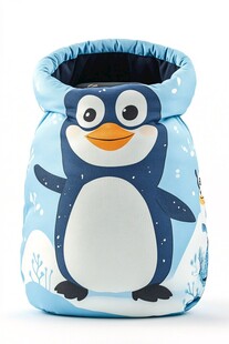 可爱企鹅图案儿童保暖鞋