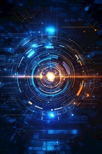 科技感未来感的数码界面